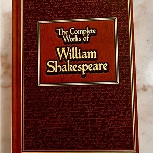 Leather Bound Hard Cover Edition The Complete Works Of William Shakespeare. EUC.